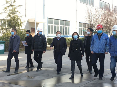 【陜重有限】市國資委巡視員許一雙一行檢查、指導(dǎo)陜重公司疫情防控工作